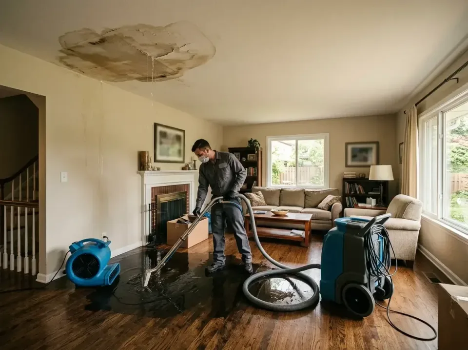 attic-pipe-burst-ceiling-drip-008 — frequently asked questions, Water Damage Restoration & Carpet Care in Taunton, MA